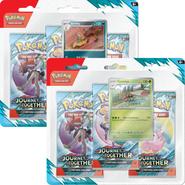 Pokemon Scarlet & Violet Journey Together: 3 Pack Blister pack PRE ORDER